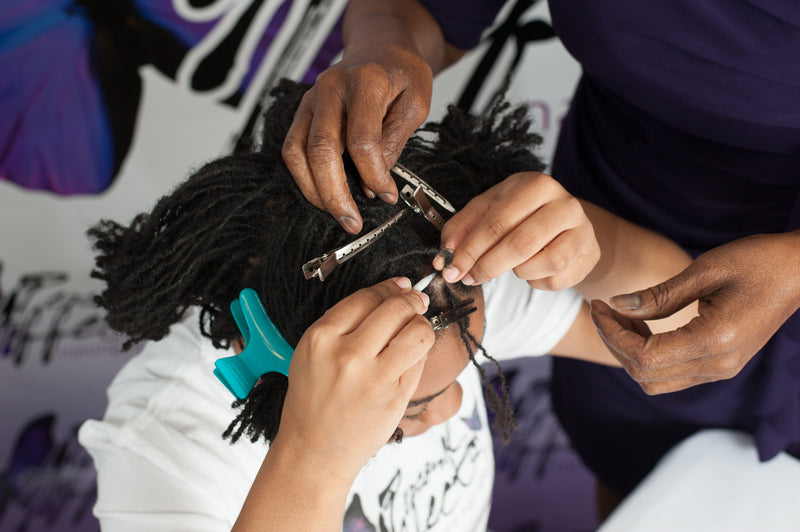 Learn how to become a interlocking natural hair professional with hands on training